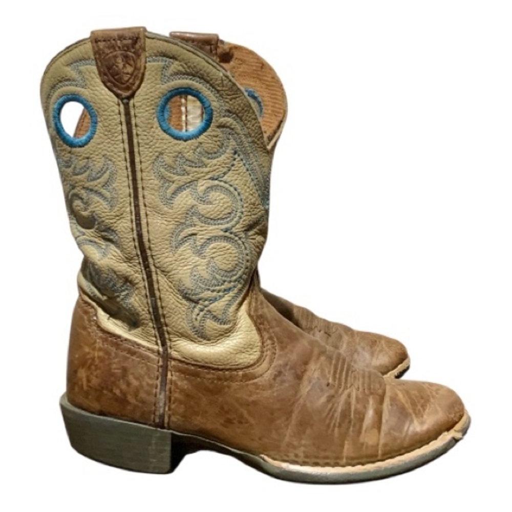Kids Ariat Youth Crossfire Western Core Square Toe Boots Size 13